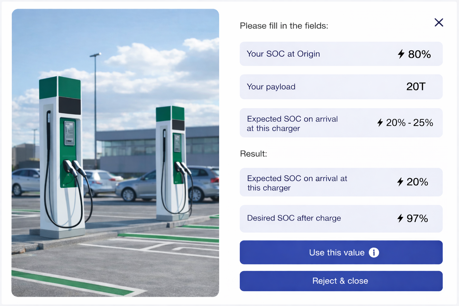 Check charger availability